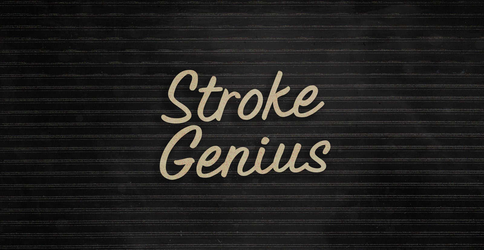 Stroke Genius Handwritten Brush Script Font - BLKBK Type - Hand Drawn Script Font