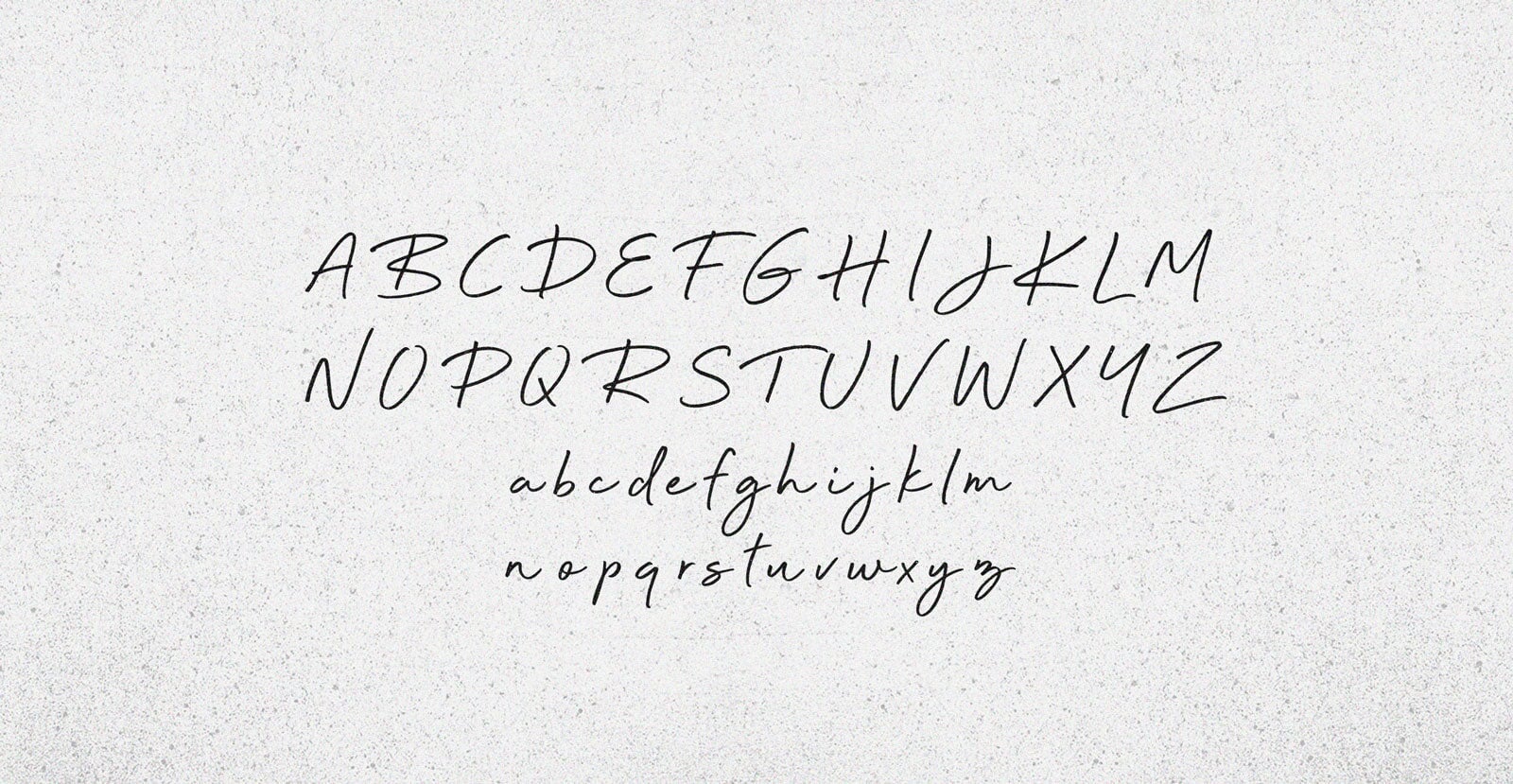 Beyond Infinity Handwritten Brush Script Font - BLKBK Type - Hand Drawn Script Font