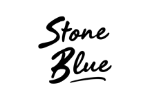 Stone Blue Handwritten Brush Script Font - BLKBK Type - Hand Drawn Script Font