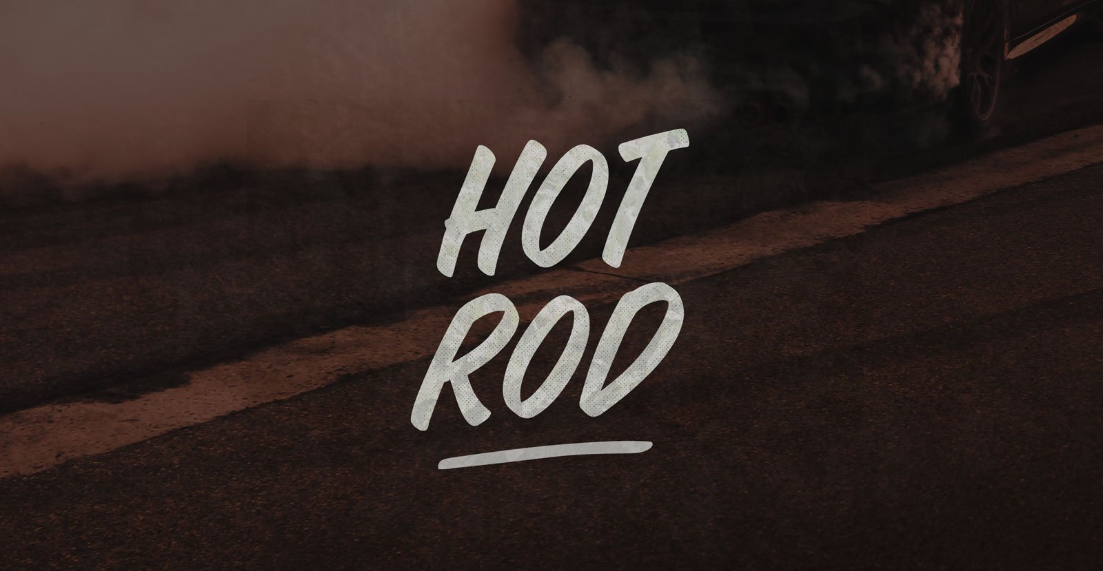 Hot Rod Handwritten Brush Font - BLKBK Type - Hand Drawn Script Font