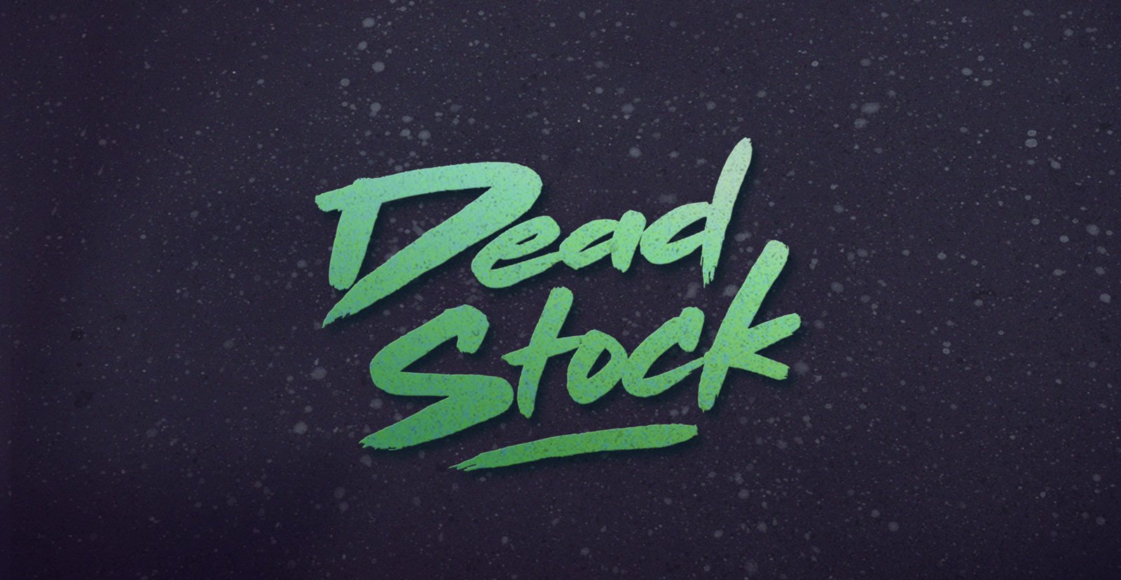 Dead Stock Handwritten Brush Script Font - BLKBK Type - Hand Drawn Script Font