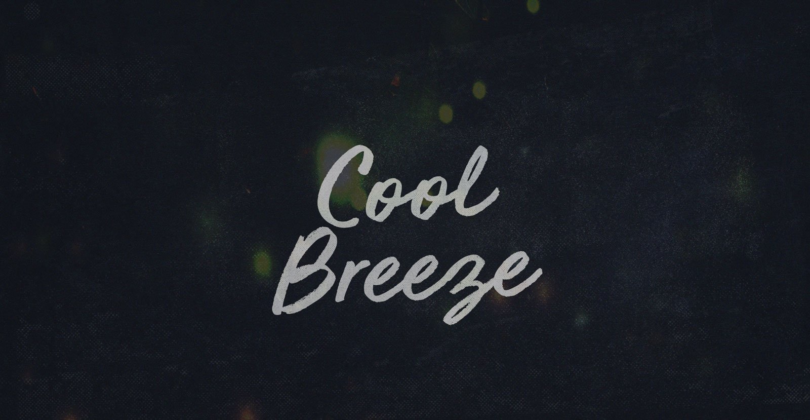 Cool Breeze Handwritten Brush Script Font - BLKBK Type - Hand Drawn Script Font