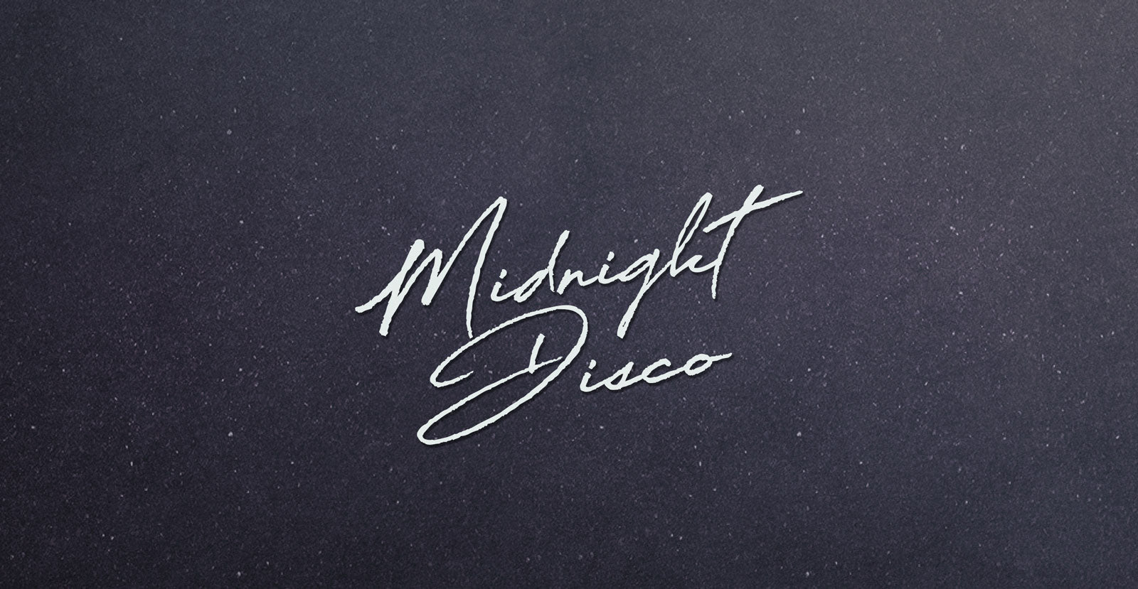 Midnight Disco Handwritten Brush Script Font - BLKBK Type - Hand Drawn Script Font