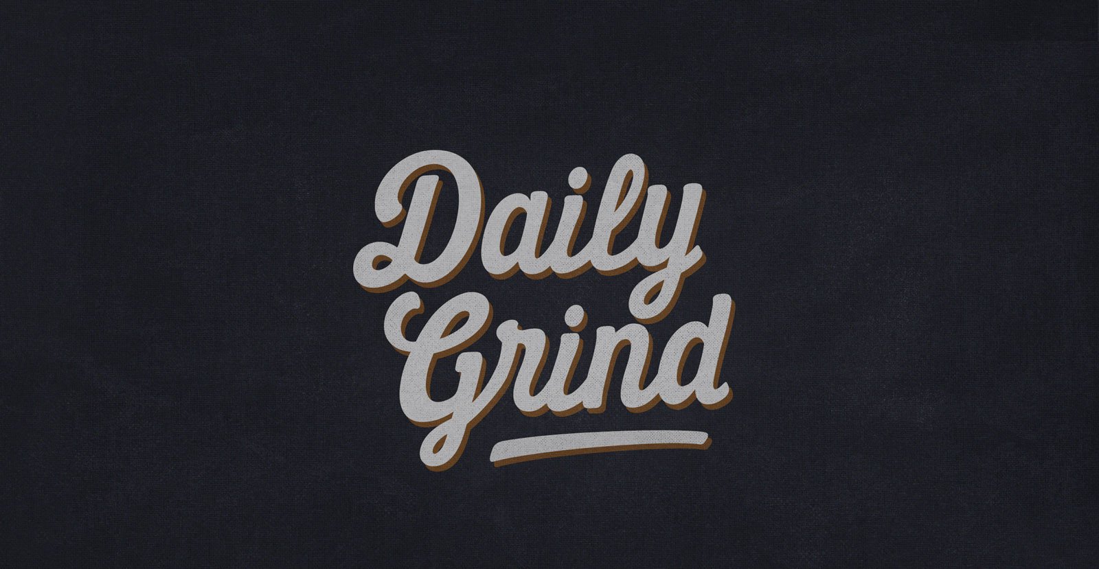 Daily Grind Handwritten Script Font - BLKBK Type - Hand Drawn Script Font