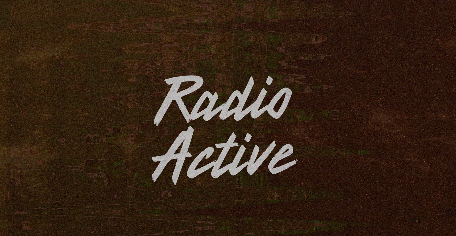 Radio Active Handwritten Brush Script Font - BLKBK Type - Hand Drawn Script Font
