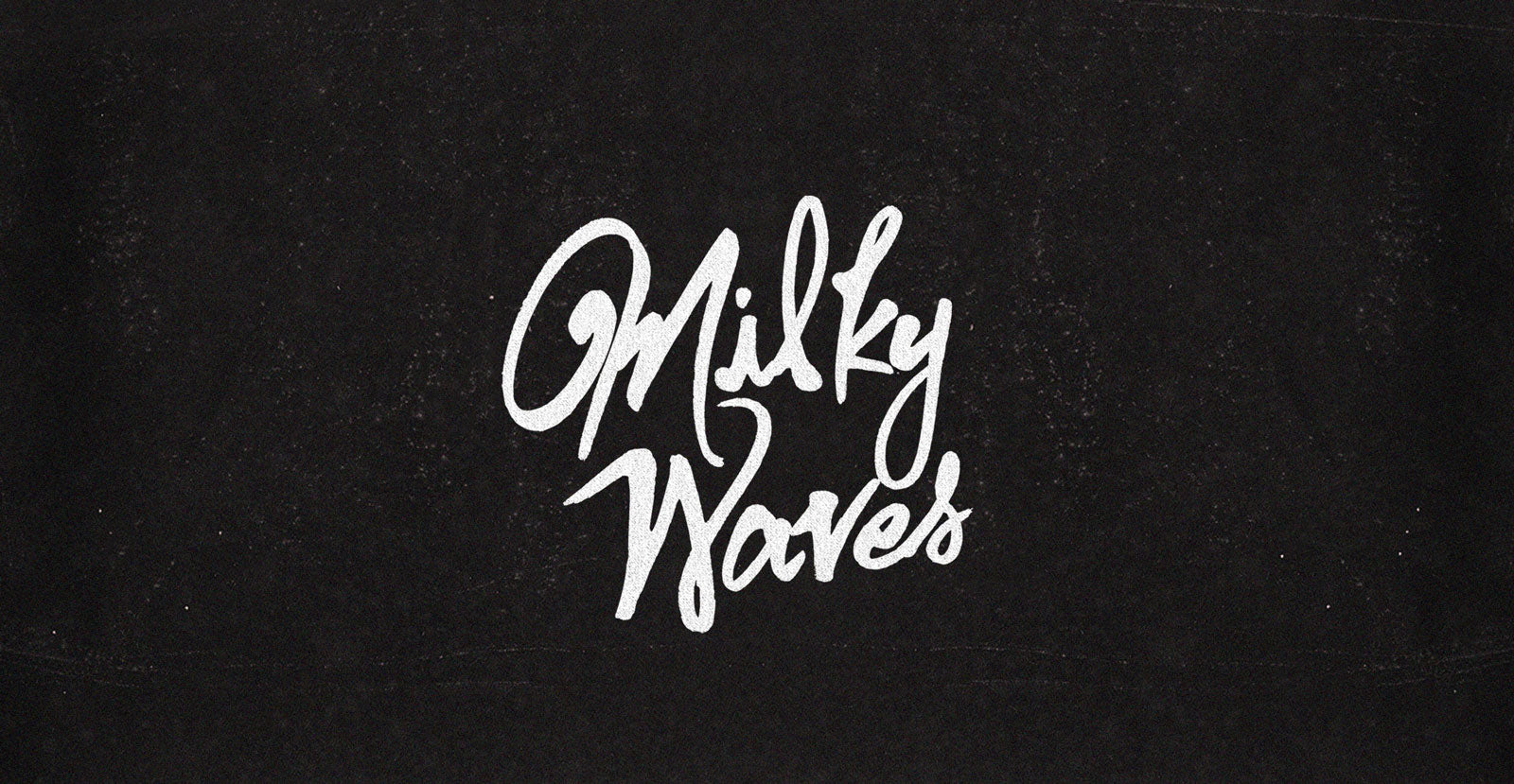 Milky Waves Handwritten Brush Script Font - BLKBK Type - Hand Drawn Script Font