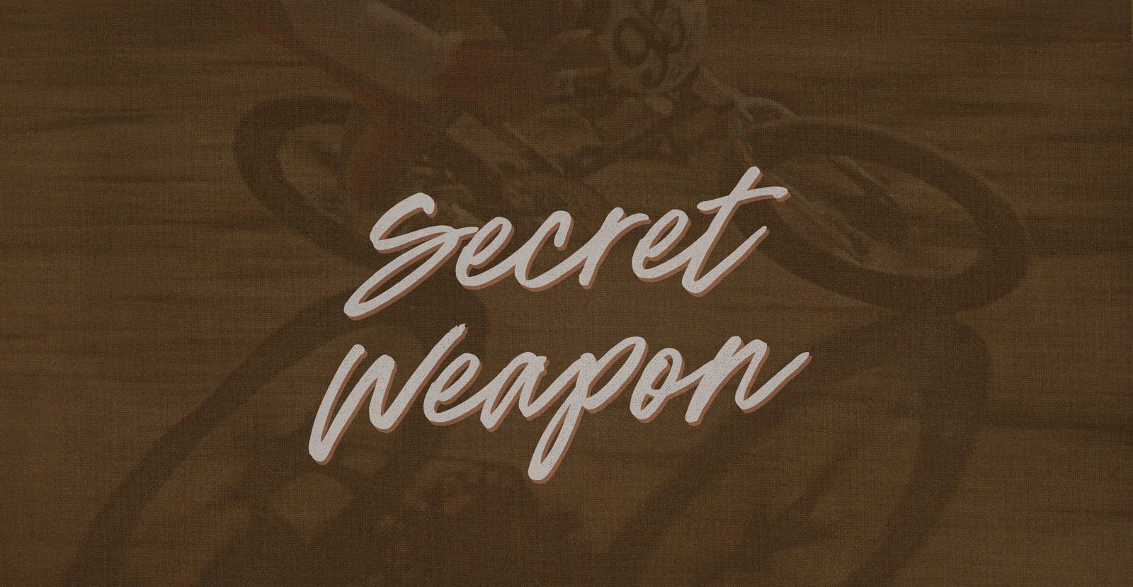 Secret Weapon Handwritten Brush Font - BLKBK Type - Hand Drawn Script Font