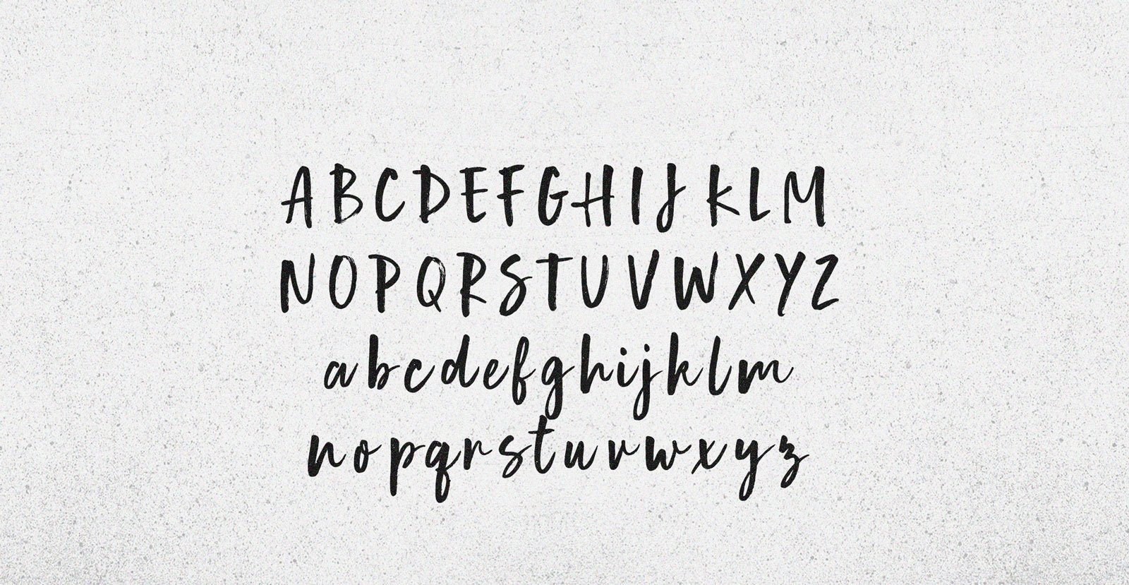 Human Nature Handwritten Brush Script Font - BLKBK Type - Hand Drawn Script Font