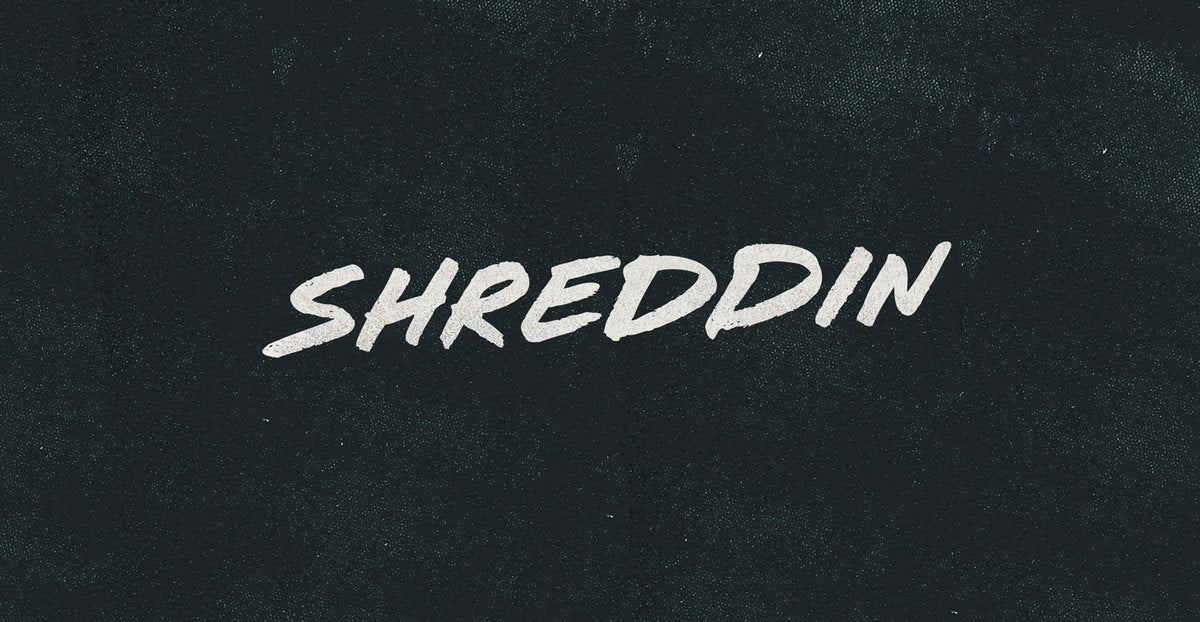 Hard Core Handwritten Brush Font - BLKBK Type - Hand Drawn Script Font