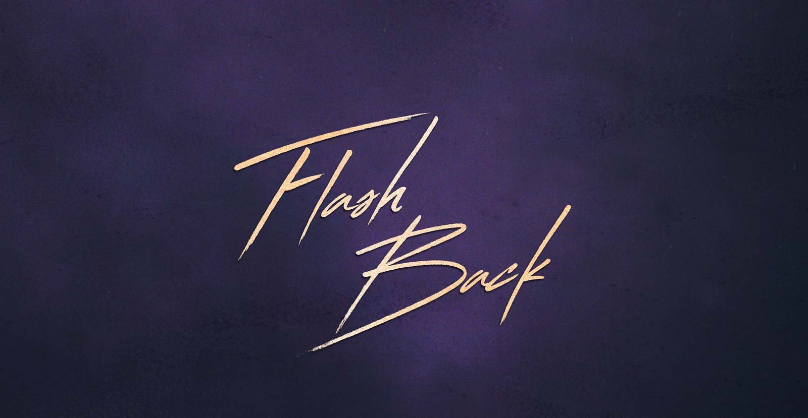 Flash Back Handwritten Brush Script Font - BLKBK Type - Hand Drawn Script Font