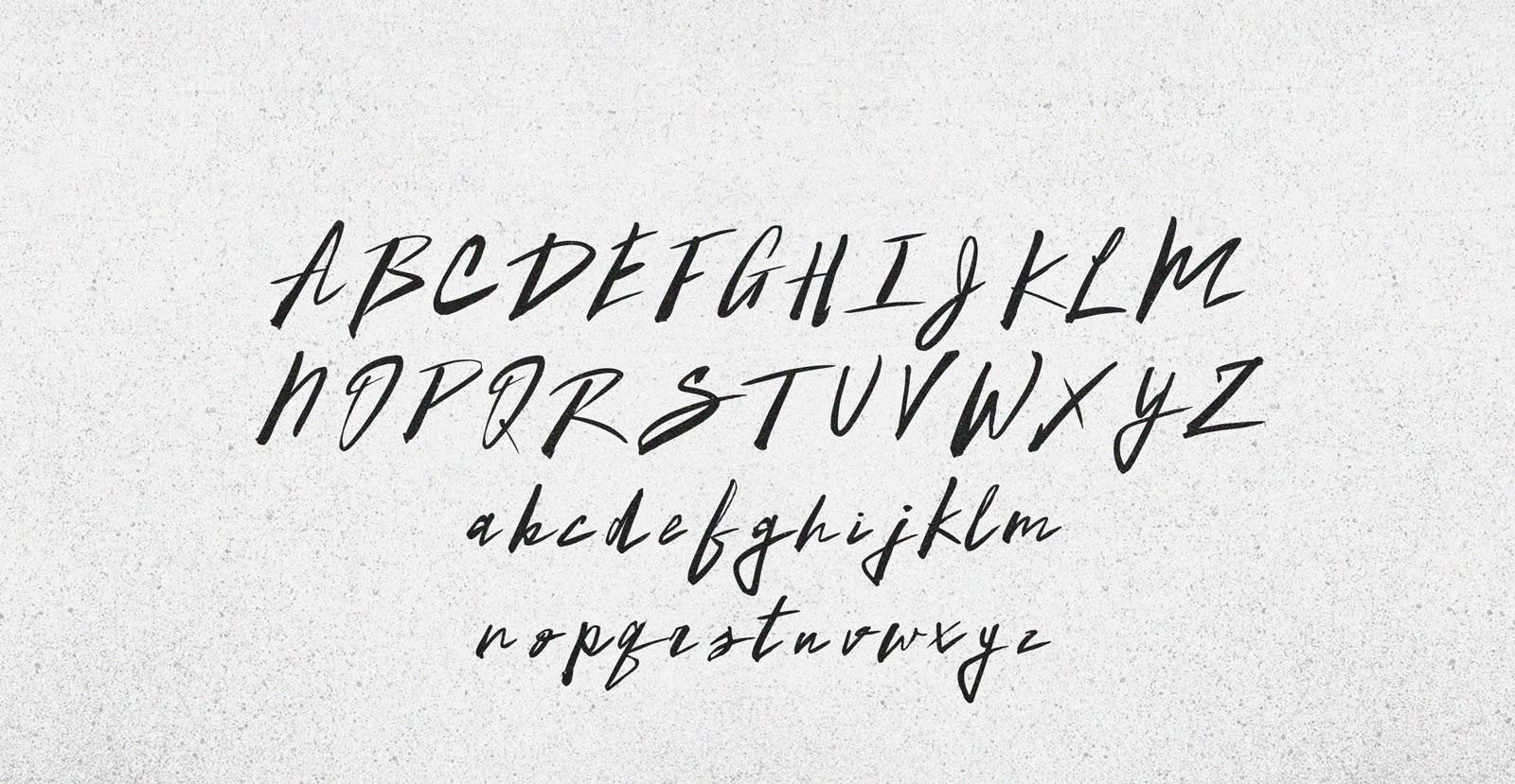 Rough Diamond Handwritten Brush Script Font - BLKBK Type - Hand Drawn Script Font