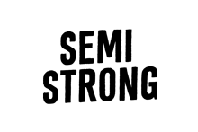 Semi Strong Handwritten Sans Font - BLKBK Type - Hand Drawn Script Font