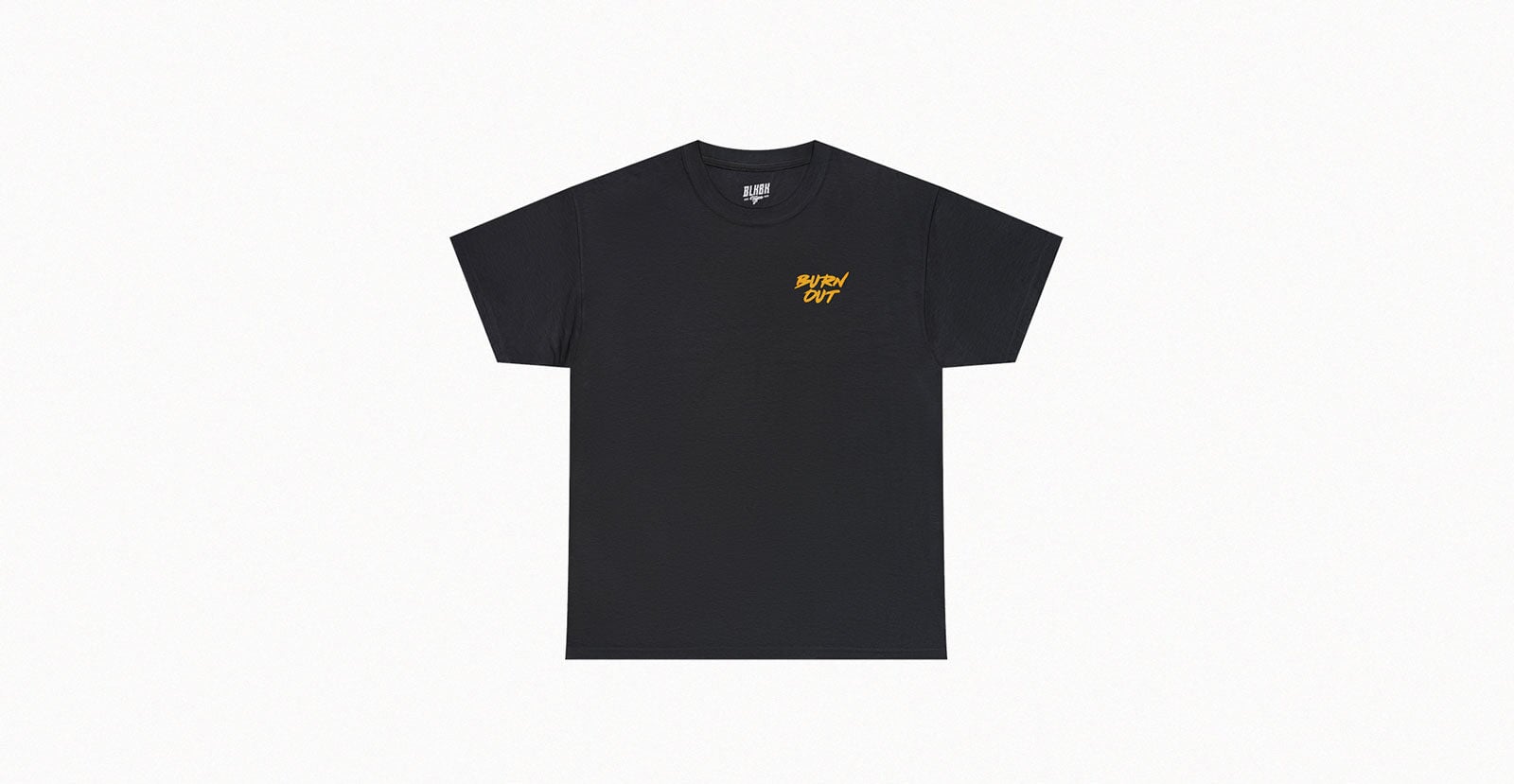 Burn Out T-Shirt T-Shirt - BLKBK Type - Hand Drawn Script Font