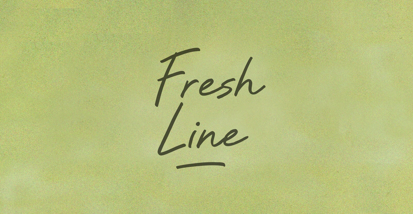 Fresh Line Handwritten Brush Script Font - BLKBK Type - Hand Drawn Script Font