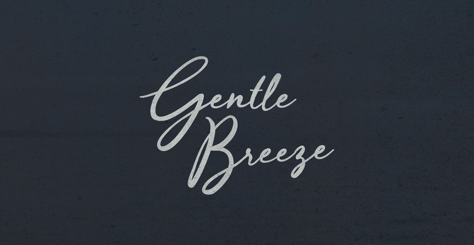 Gentle Breeze Handwritten Brush Script Font - BLKBK Type - Hand Drawn Script Font