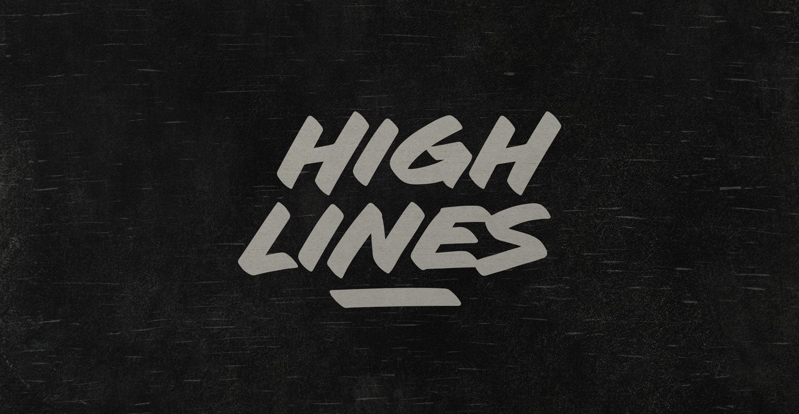 High Lines Handwritten Brush Font - BLKBK Type - Hand Drawn Script Font