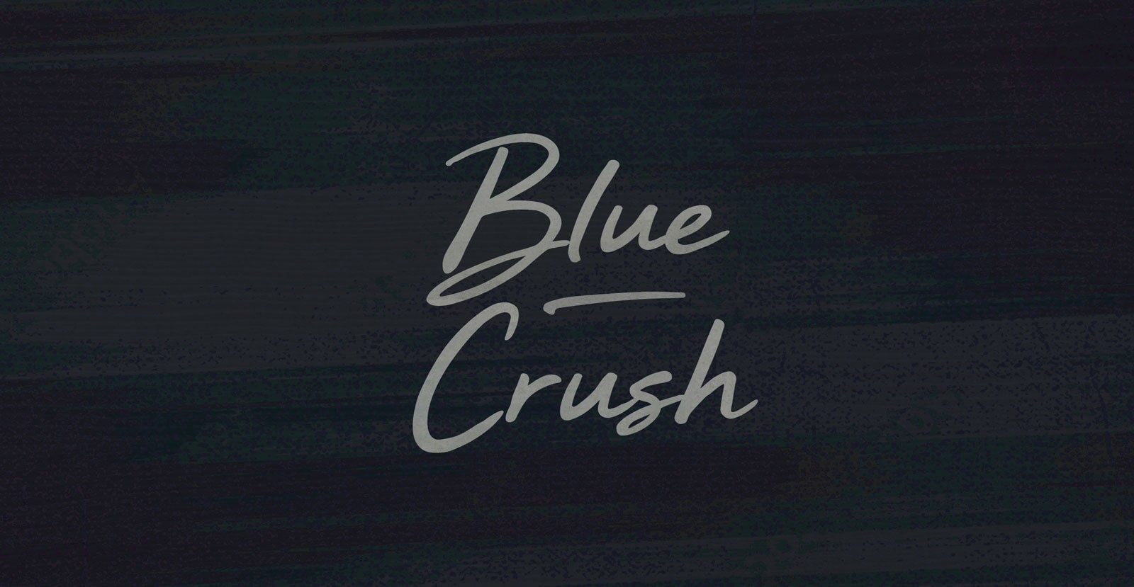 Blue Crush Handwritten Brush Script Font - BLKBK Type - Hand Drawn Script Font