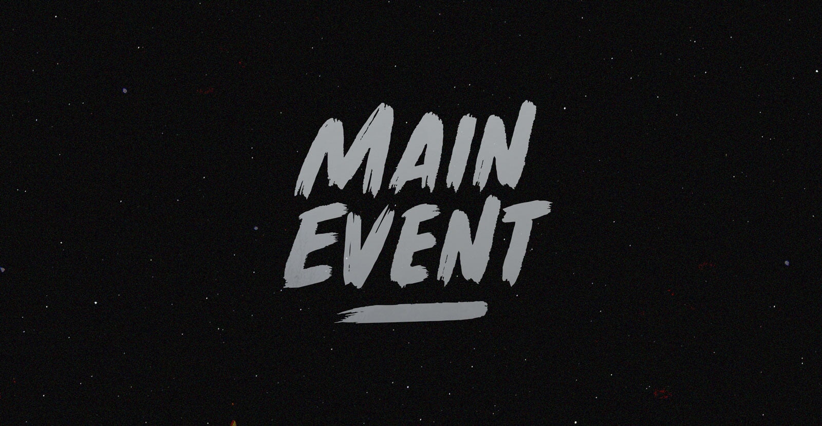 Main Event Handwritten Brush Font - BLKBK Type - Hand Drawn Script Font