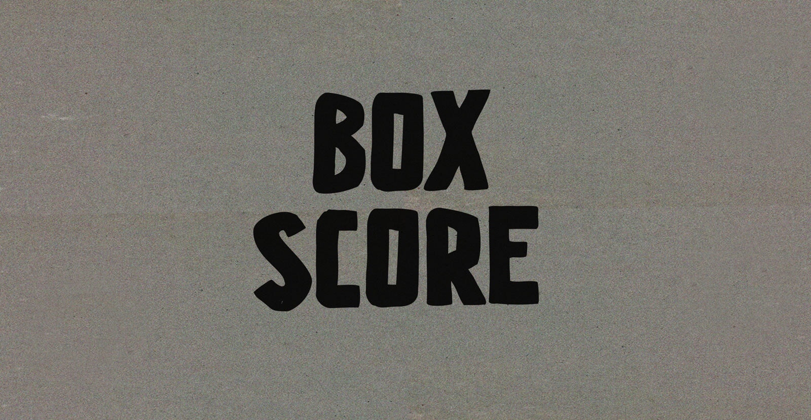 Box Score Handwritten Brush Font - BLKBK Type - Hand Drawn Script Font