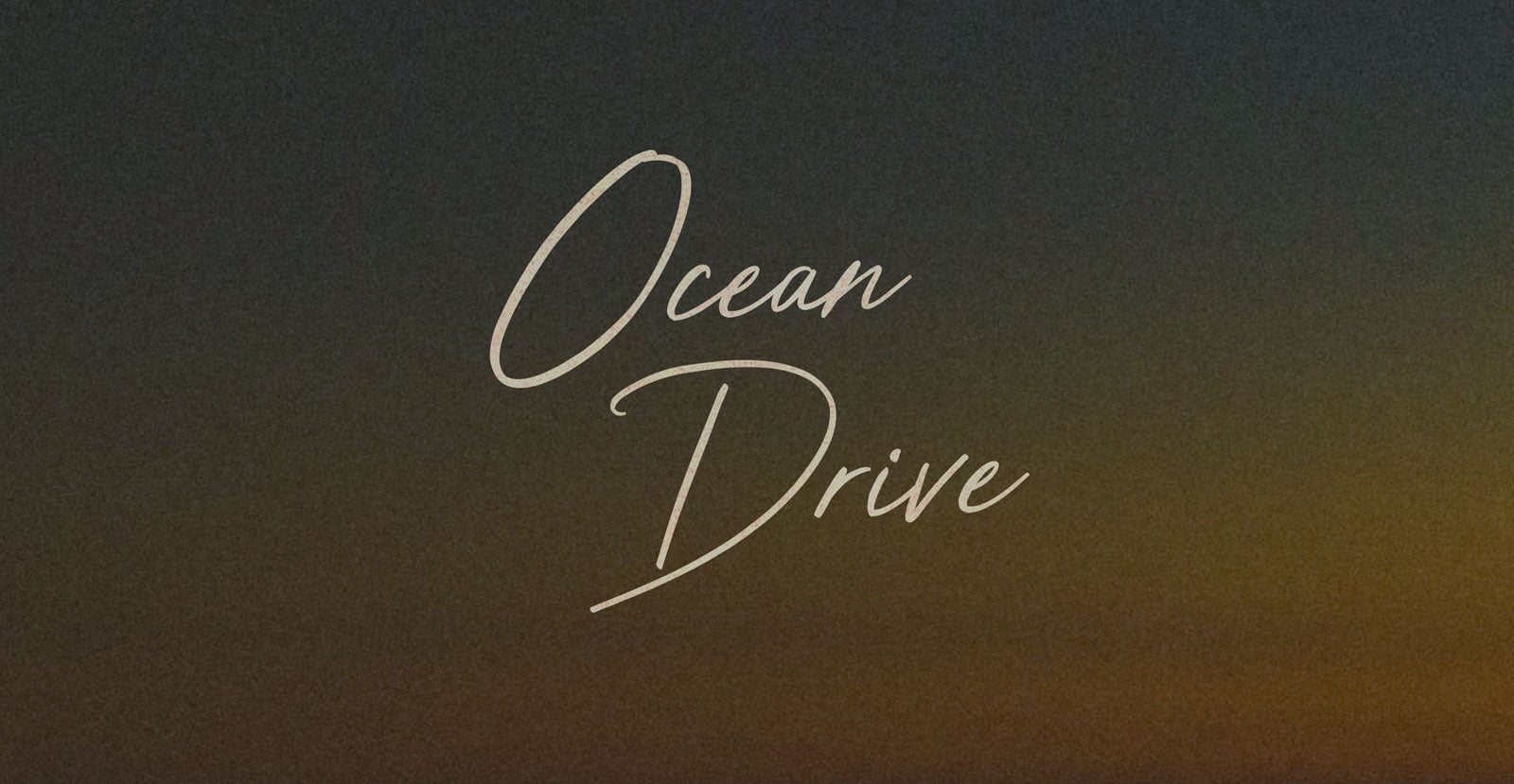 Ocean Drive Handwritten Brush Script Font - BLKBK Type - Hand Drawn Script Font