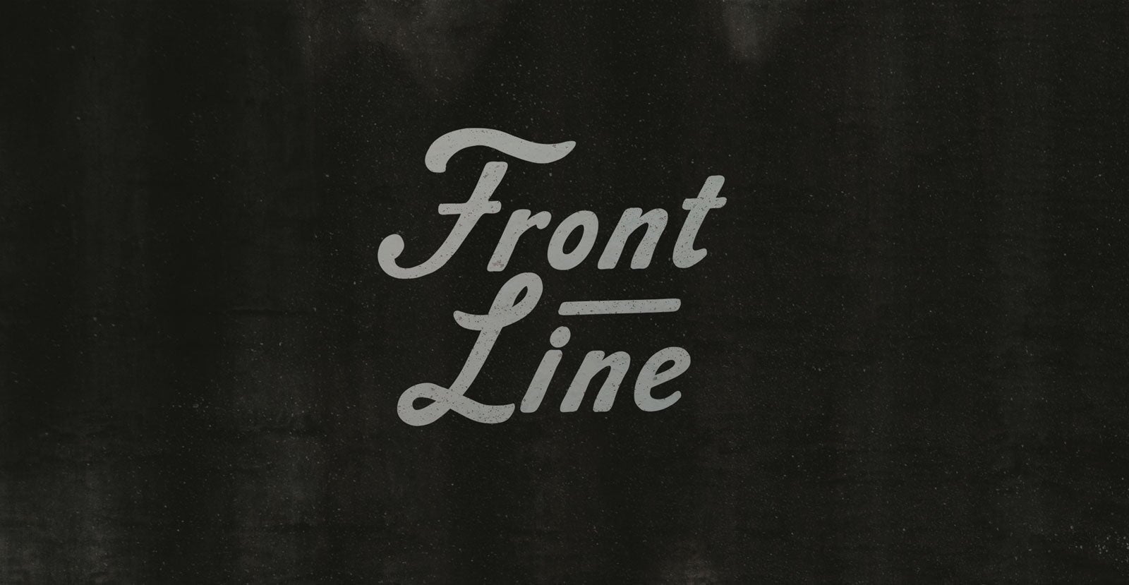 Front Line Handwritten Script Font - BLKBK Type - Hand Drawn Script Font