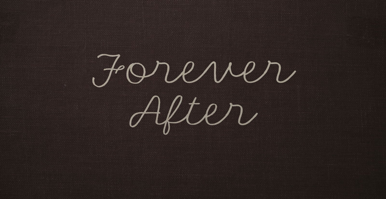 Forever After Handwritten Pen Script Font - BLKBK Type - Hand Drawn Script Font