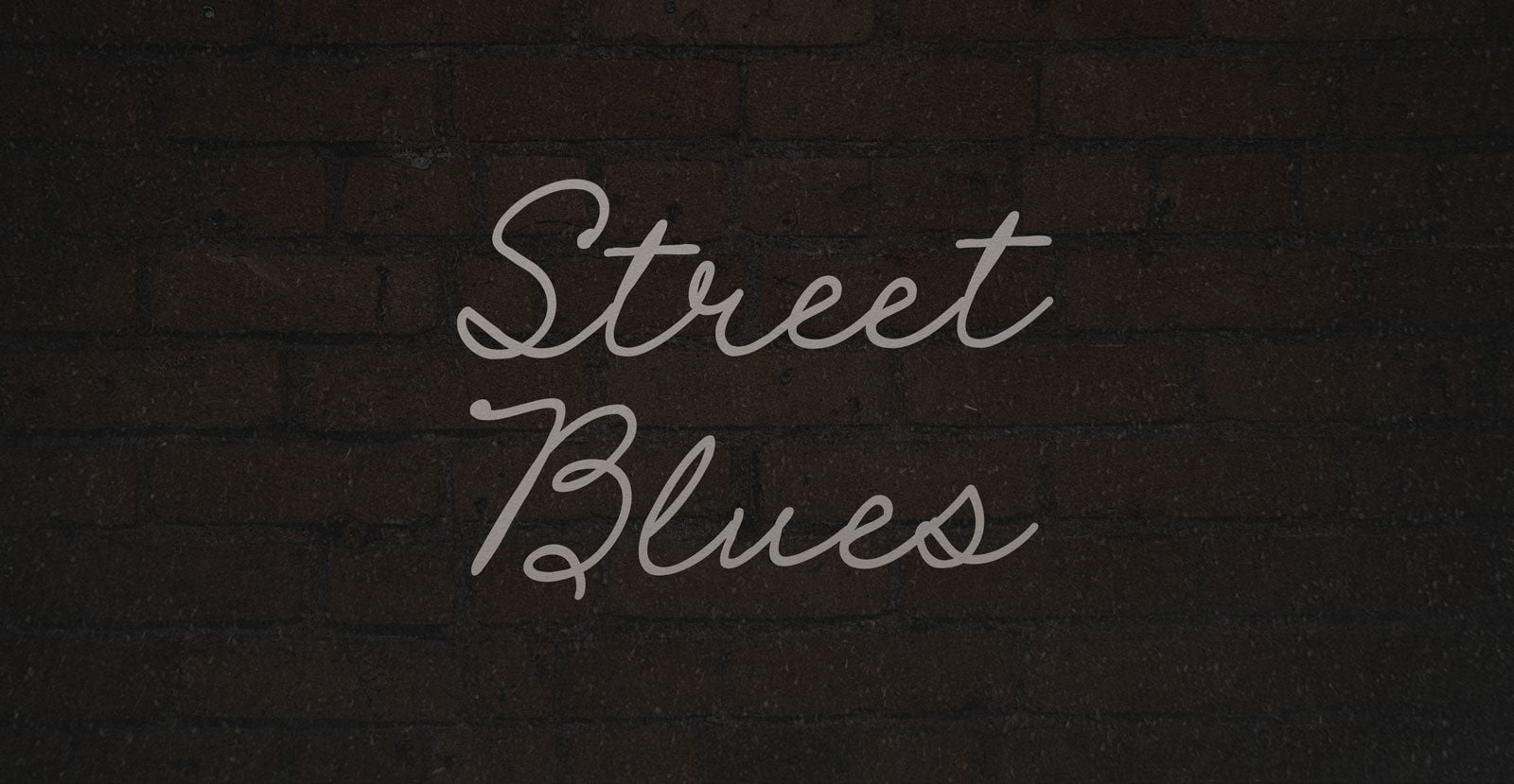 Street Blues Handwritten Pen Script Font - BLKBK Type - Hand Drawn Script Font
