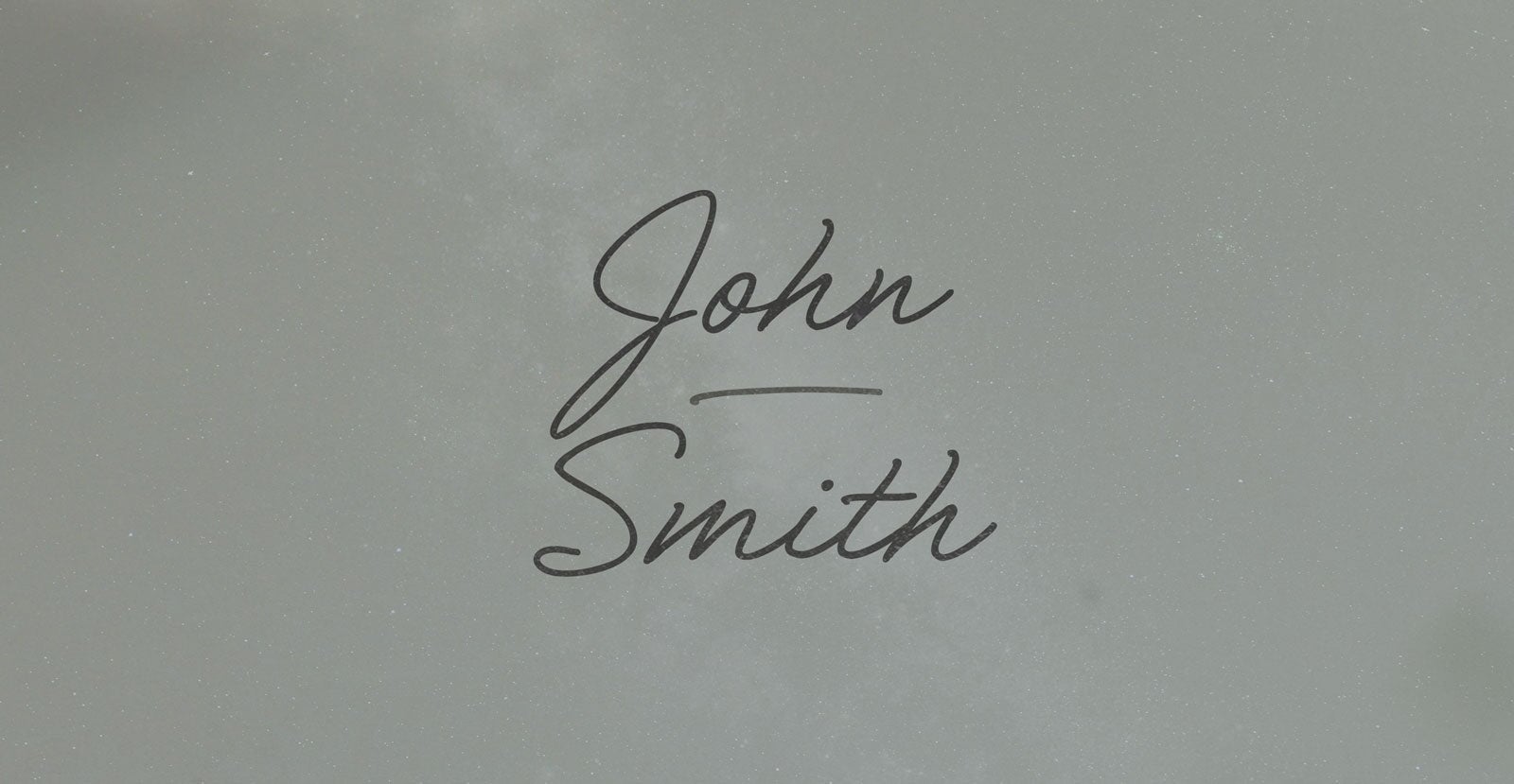 John Smith Handwritten Pen Script Font - BLKBK Type - Hand Drawn Script Font