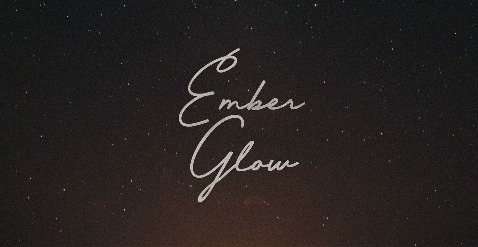 Ember Glow Handwritten Brush Script Font - BLKBK Type - Hand Drawn Script Font