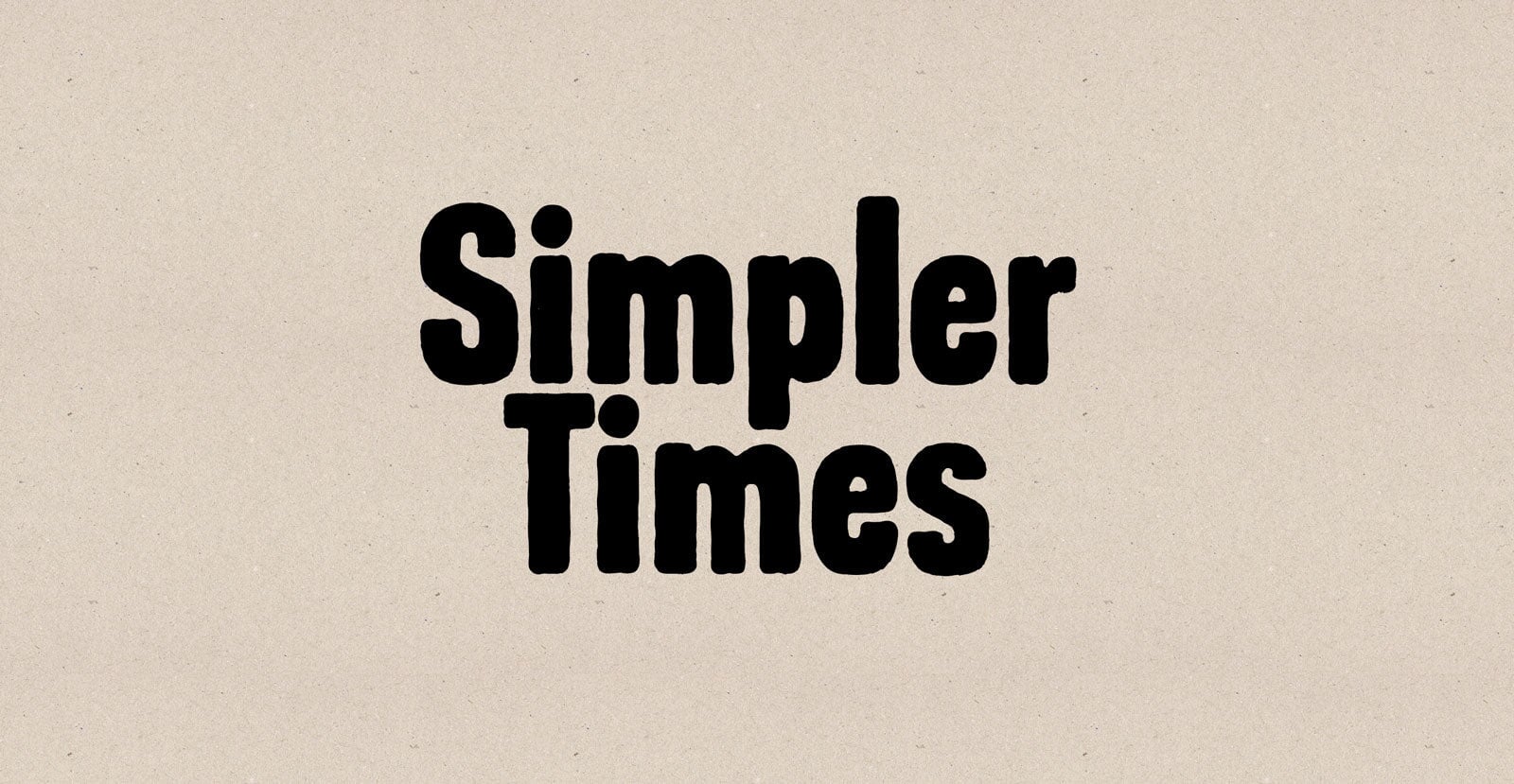 Simpler Times Handwritten Sans Font - BLKBK Type - Hand Drawn Script Font
