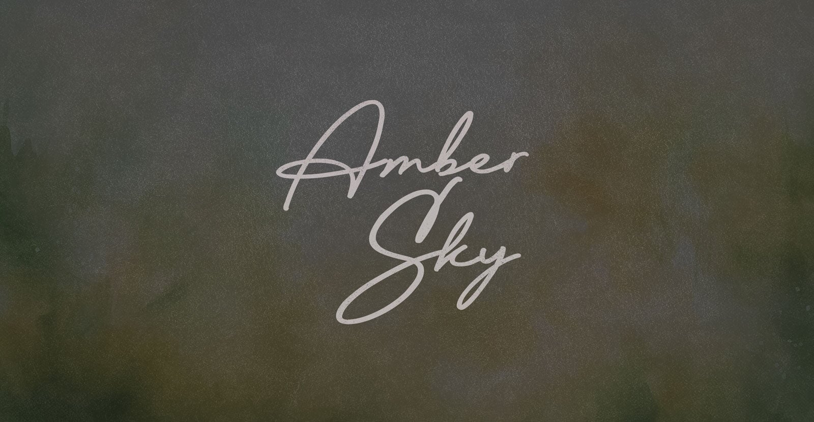 Amber Sky Handwritten Brush Script Font - BLKBK Type - Hand Drawn Script Font