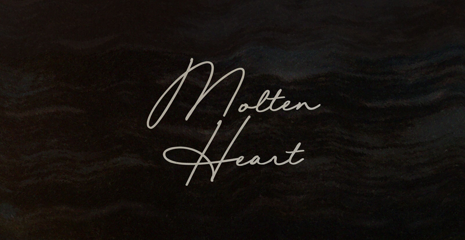 Molten Heart Handwritten Pen Script Font - BLKBK Type - Hand Drawn Script Font