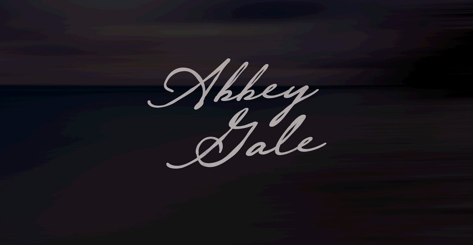 Abbey Gale Handwritten Pen Script Font - BLKBK Type - Hand Drawn Script Font