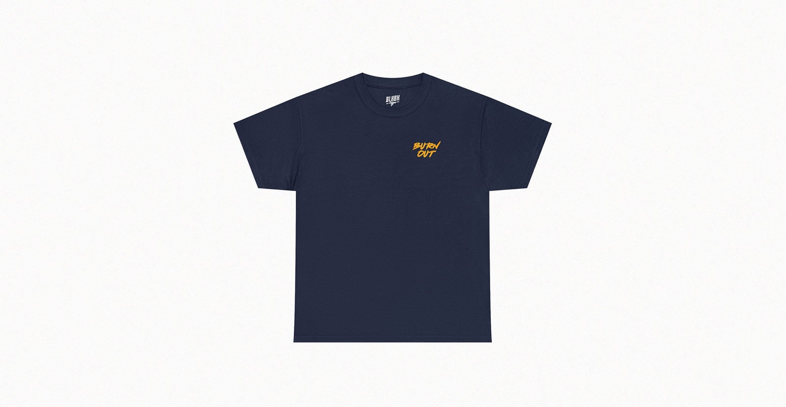 Burn Out T-Shirt T-Shirt - BLKBK Type - Hand Drawn Script Font