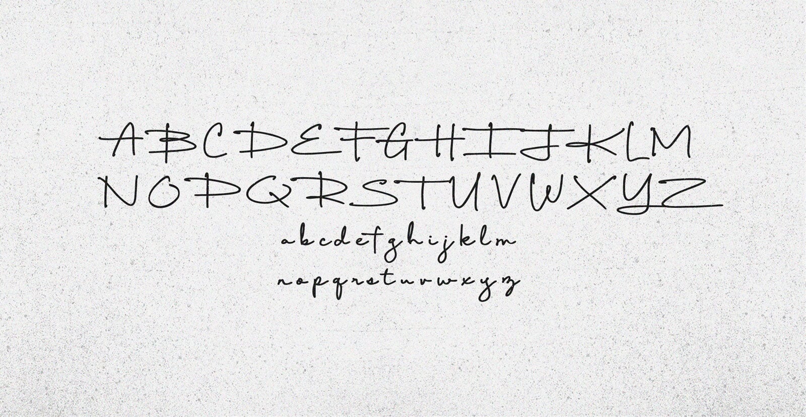 Wellington Way Handwritten Pen Script Font - BLKBK Type - Hand Drawn Script Font