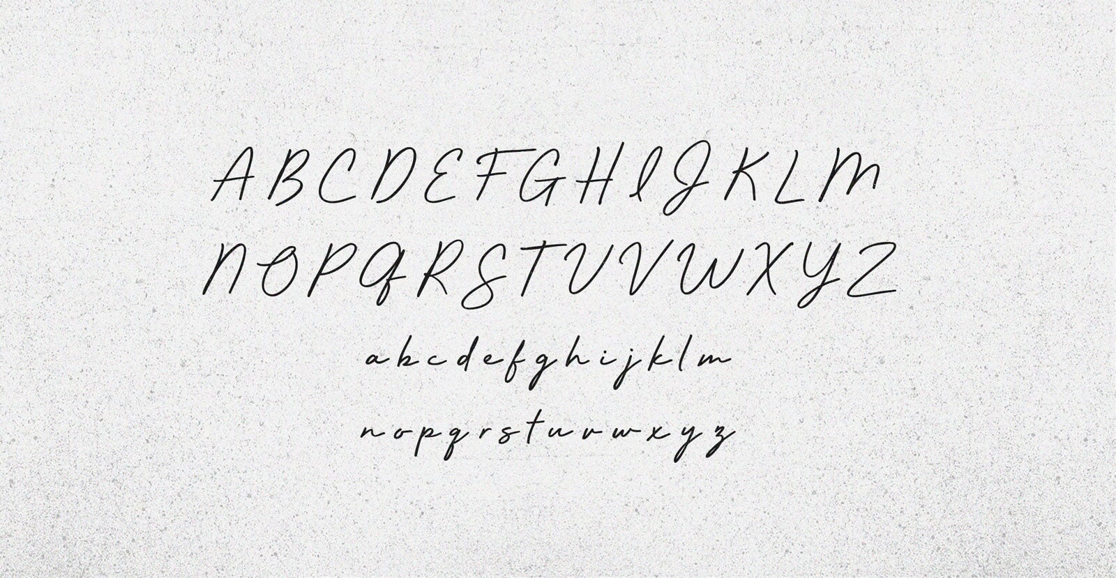 Stream Line Handwritten Pen Script Font - BLKBK Type - Hand Drawn Script Font