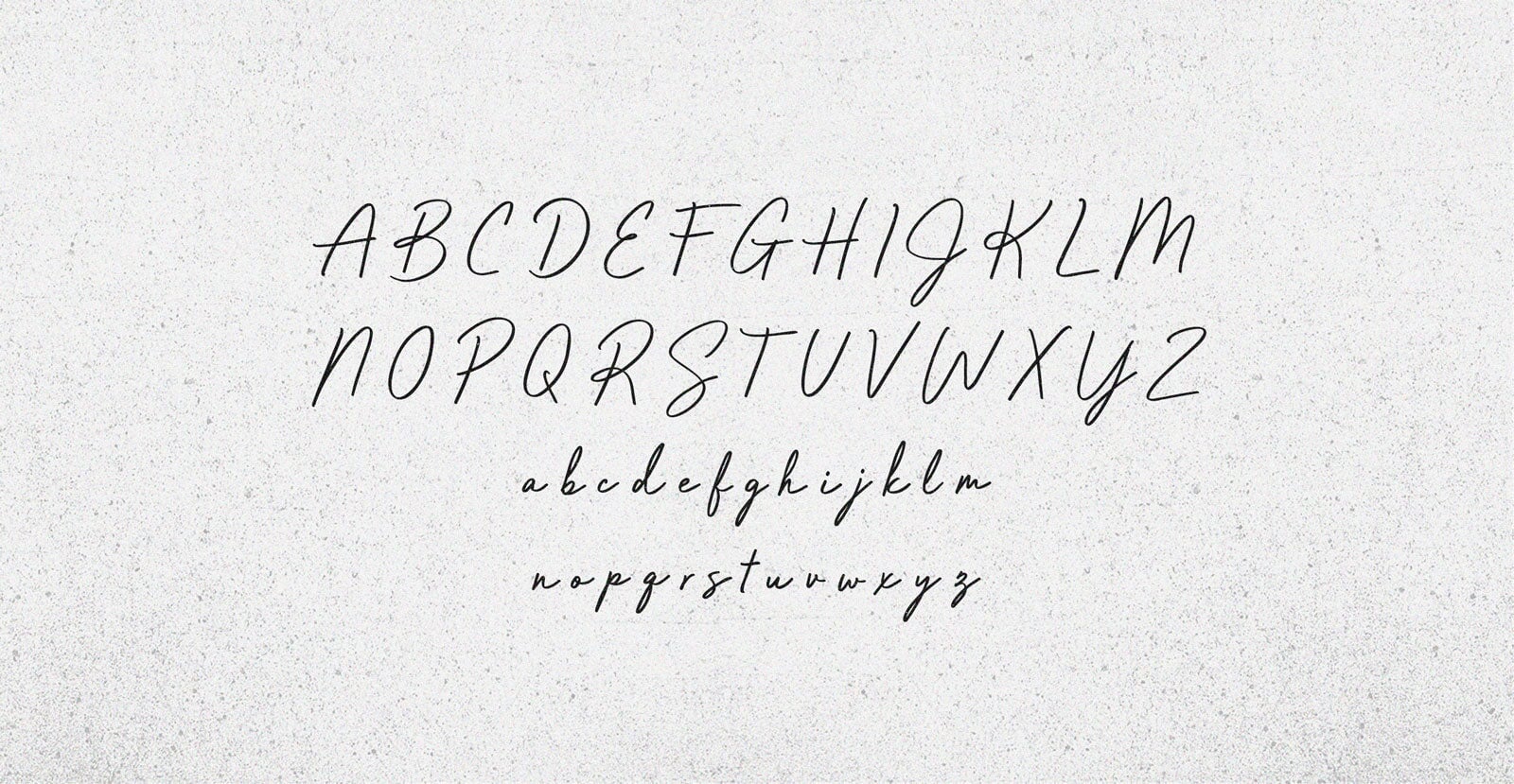 Midnight Shadow Handwritten Pen Script Font - BLKBK Type - Hand Drawn Script Font