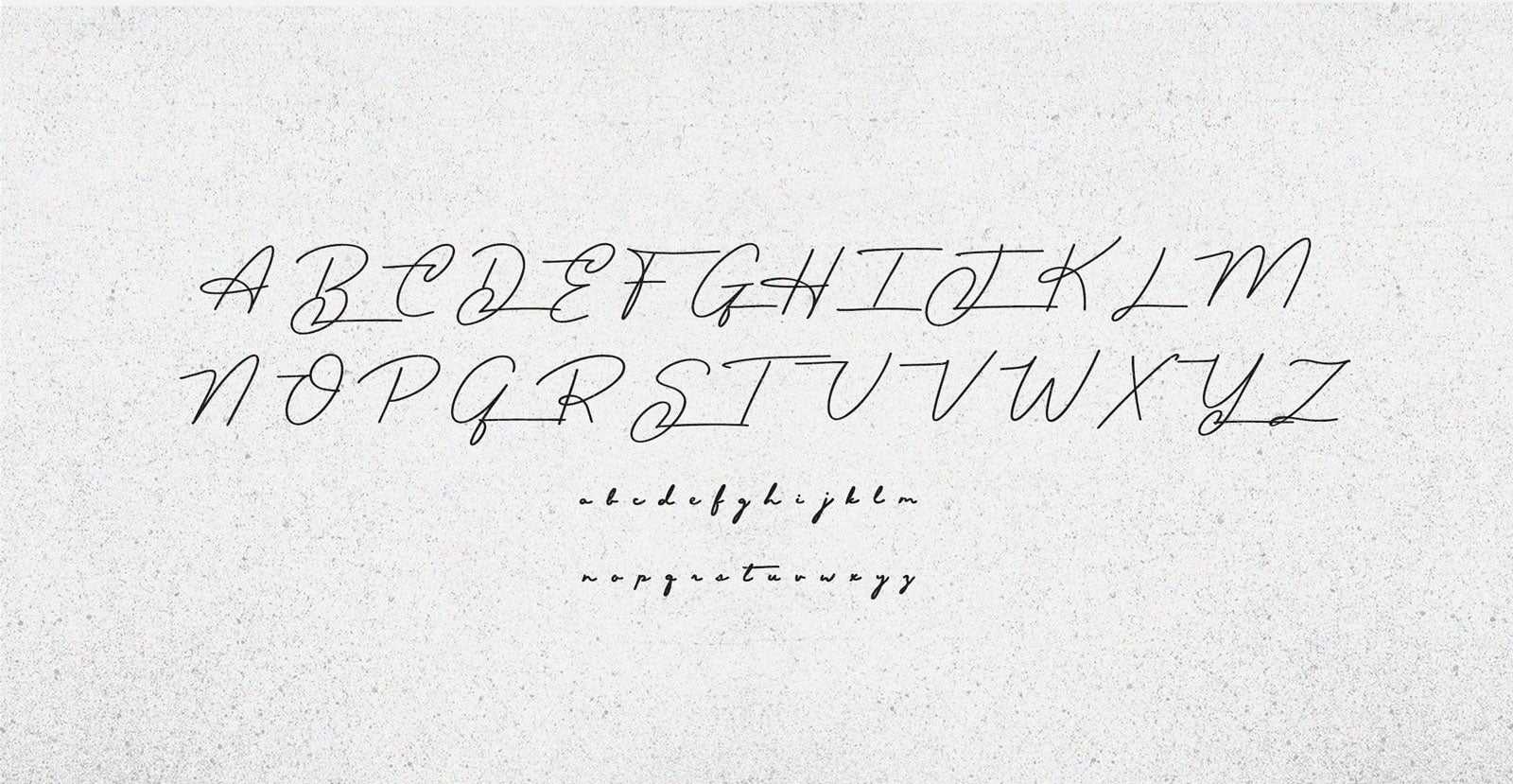 Quantum Leap Handwritten Pen Script Font - BLKBK Type - Hand Drawn Script Font