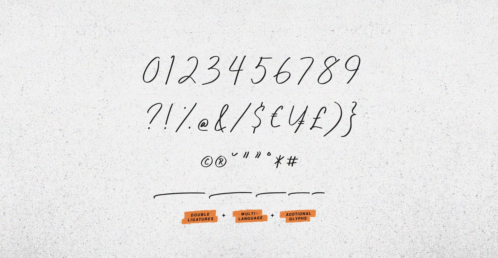 Midnight Shadow Handwritten Pen Script Font - BLKBK Type - Hand Drawn Script Font