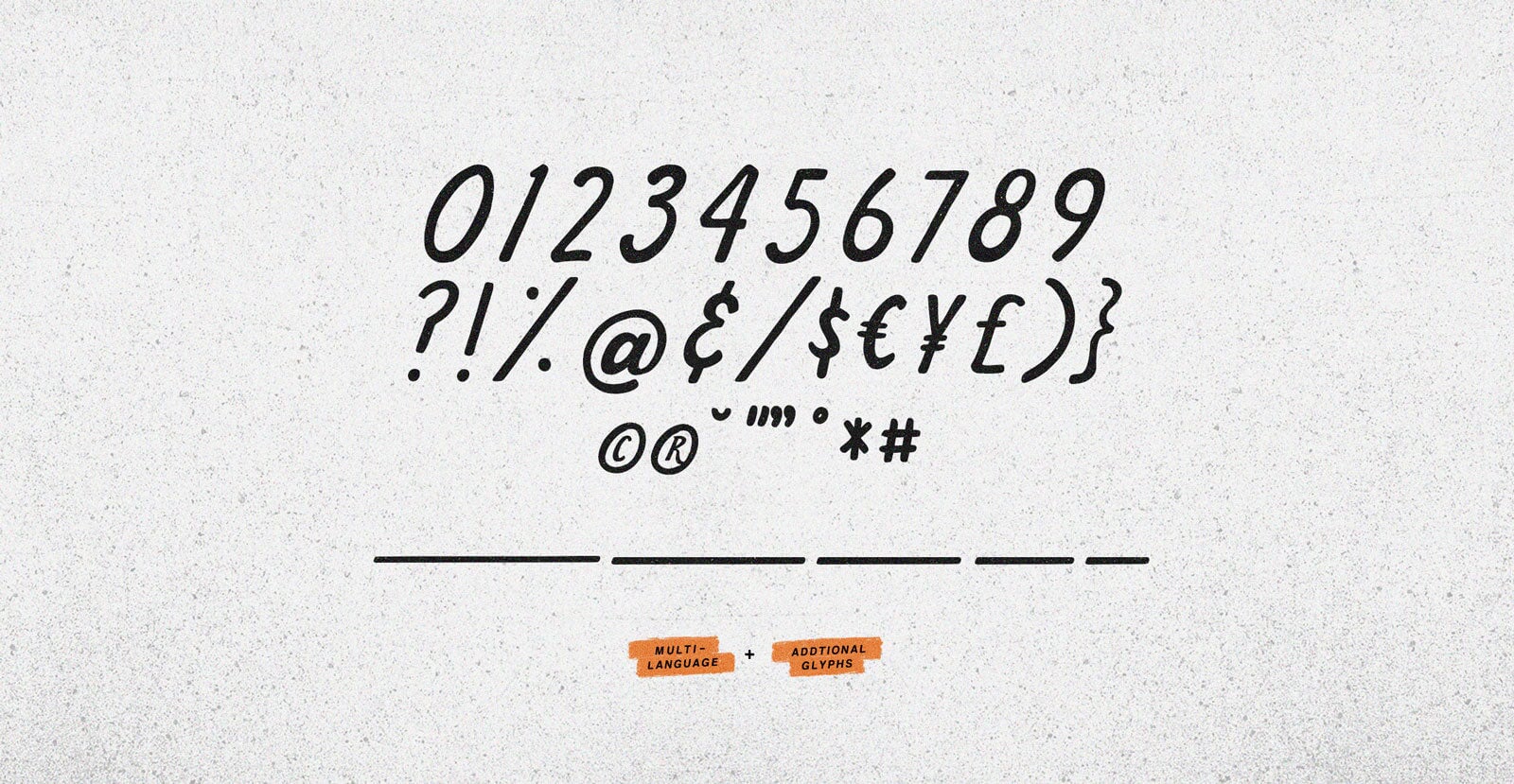 Front Line Handwritten Script Font - BLKBK Type - Hand Drawn Script Font