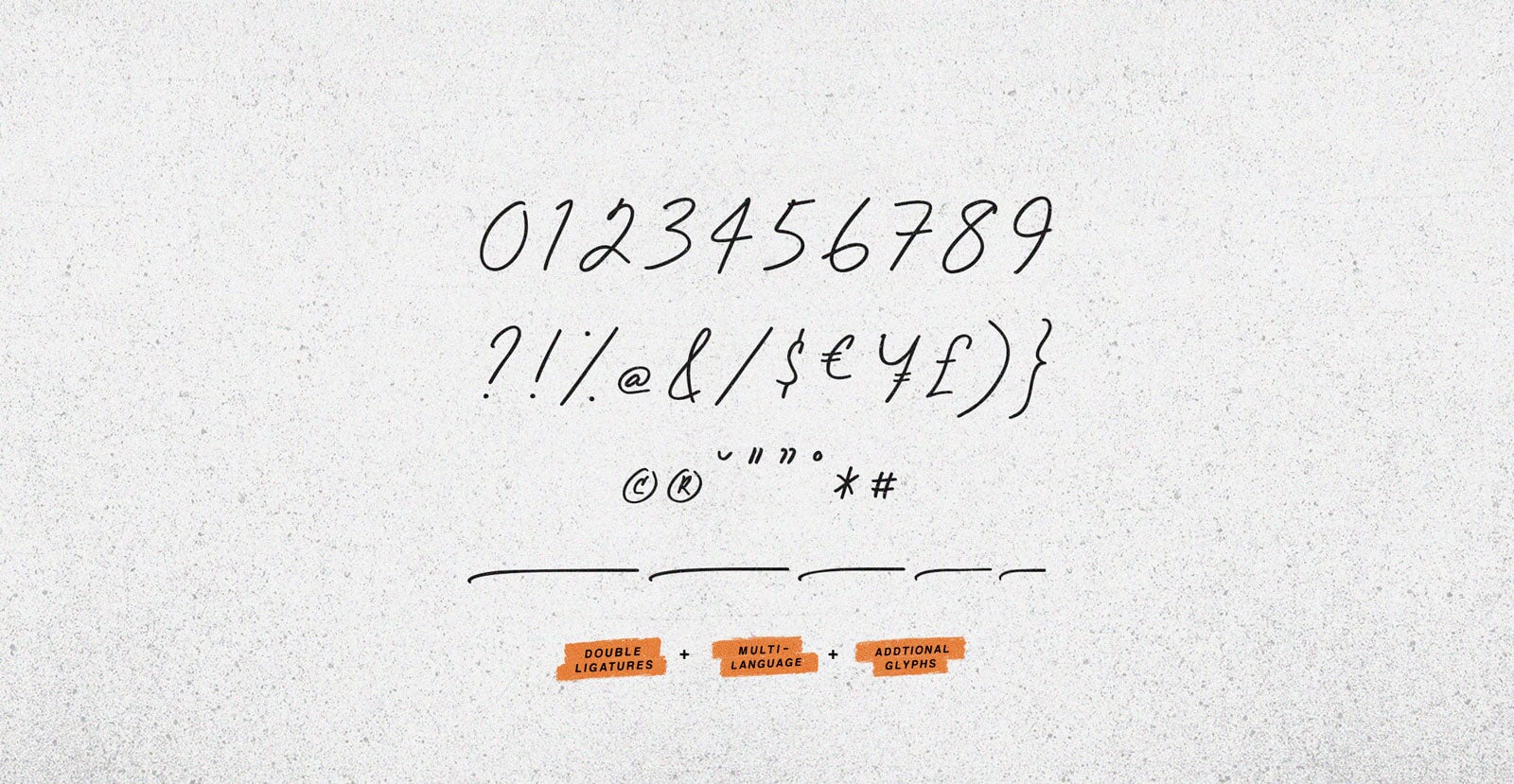 Stream Line Handwritten Pen Script Font - BLKBK Type - Hand Drawn Script Font