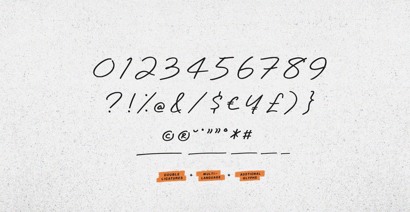 Rolling Thunder Handwritten Brush Script Font - BLKBK Type - Hand Drawn Script Font