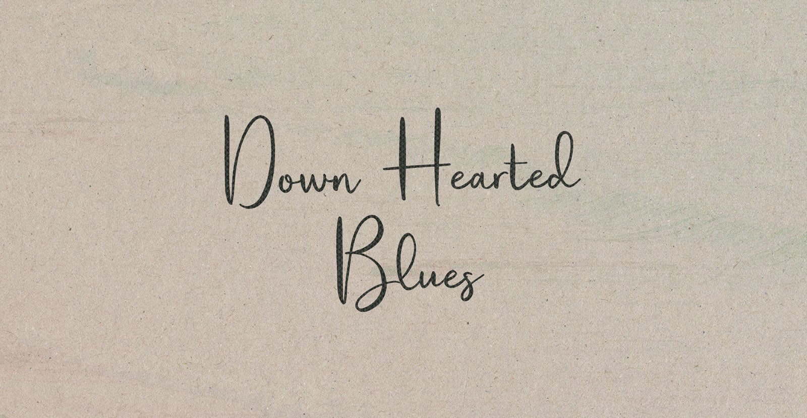 Clapham South Handwritten Pen Script Font - BLKBK Type - Hand Drawn Script Font