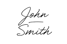 John Smith Handwritten Pen Script Font - BLKBK Type - Hand Drawn Script Font