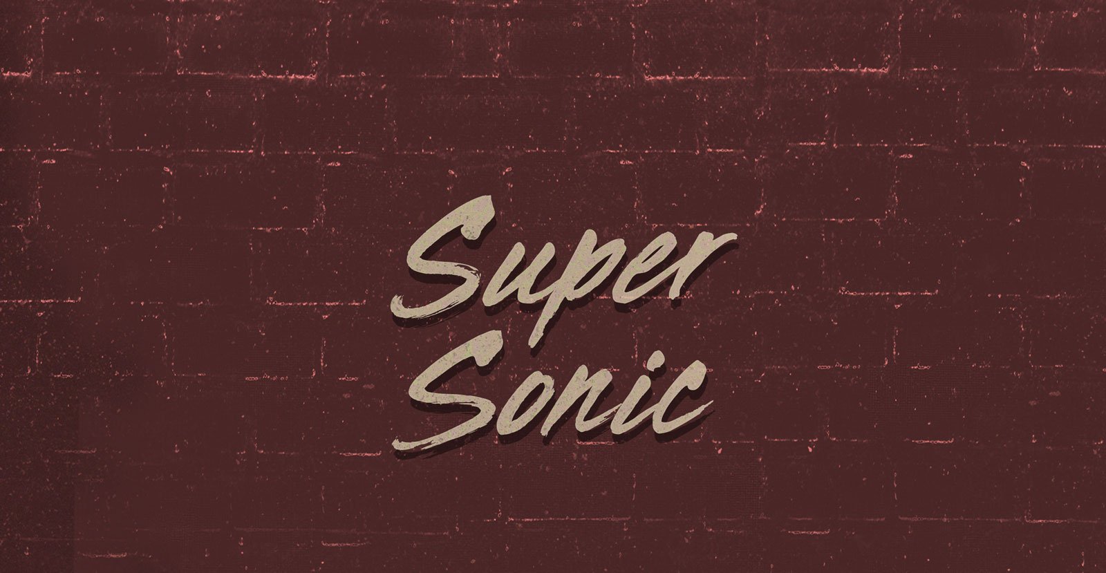 Super Sonic Handwritten Brush Script Font - BLKBK Type - Hand Drawn Script Font