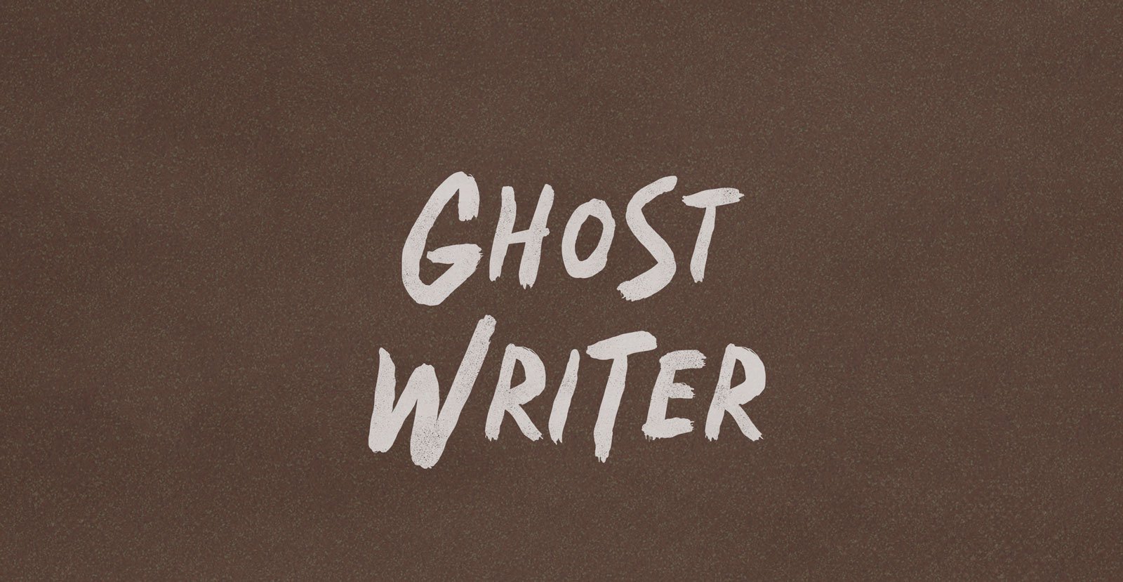 Ghost Writer Handwritten Brush Font - BLKBK Type - Hand Drawn Script Font
