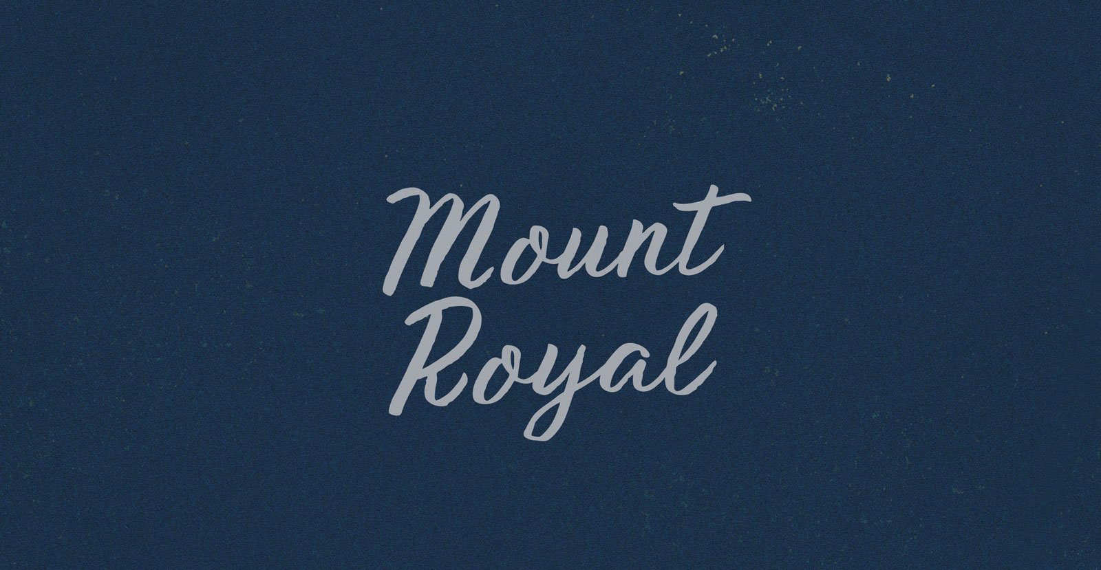 Mount Royal Handwritten Brush Script Font - BLKBK Type - Hand Drawn Script Font