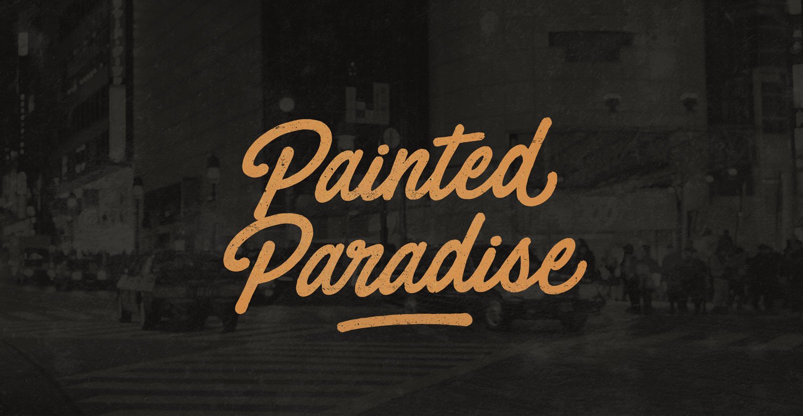 Painted Paradise Handwritten Brush Script Font - BLKBK Type - Hand Drawn Script Font