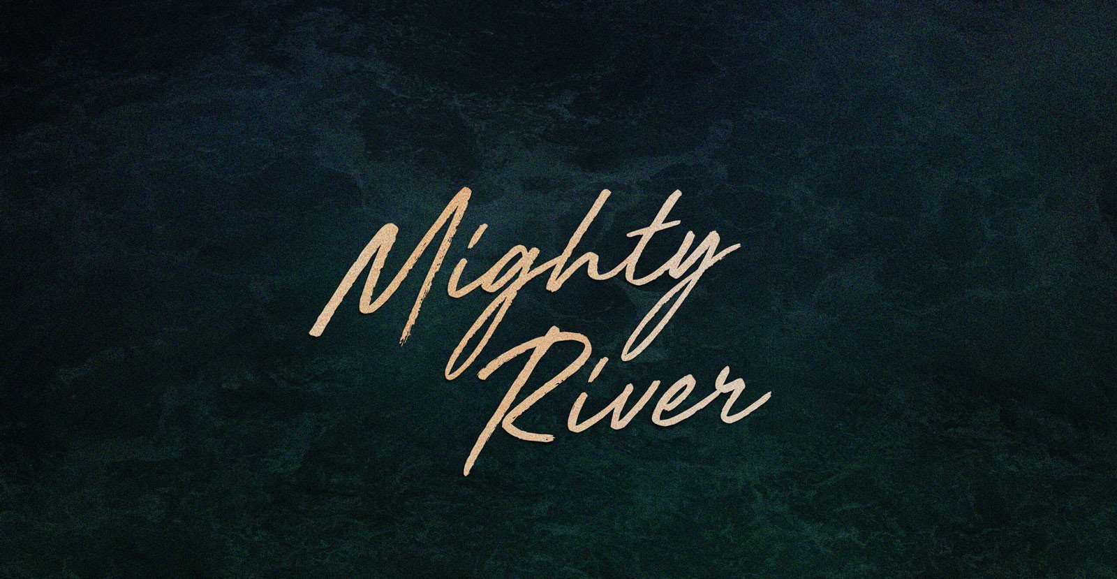 Mighty River Handwritten Brush Script Font - BLKBK Type - Hand Drawn Script Font