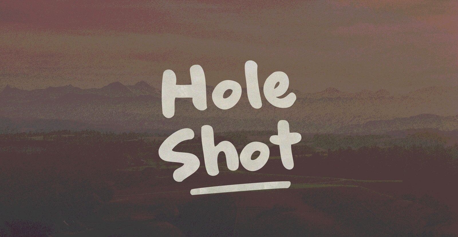 Hole Shot Handwritten Marker Font - BLKBK Type - Hand Drawn Script Font